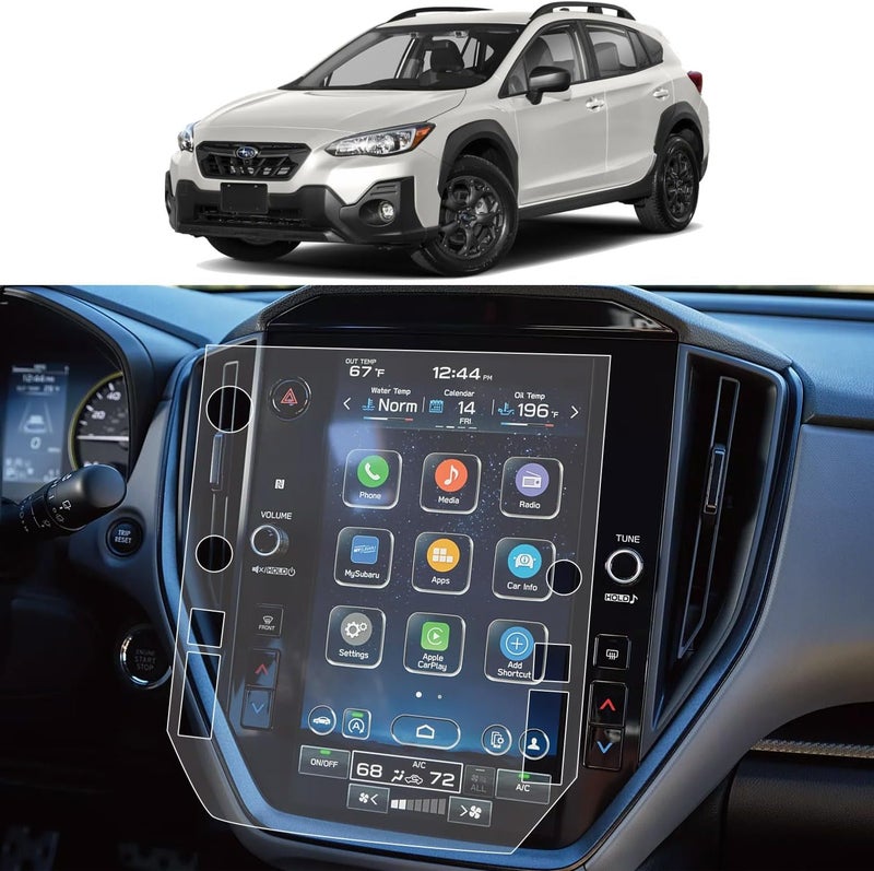 AZZIGO Screen Protector For 2024 2025 2026 Subaru Crosstrek (Premium/Sport/Limited/Wilderness) 11.6-inch Multimedia Touchscreen 9H PET Ultra Tough High Clear - Image 1